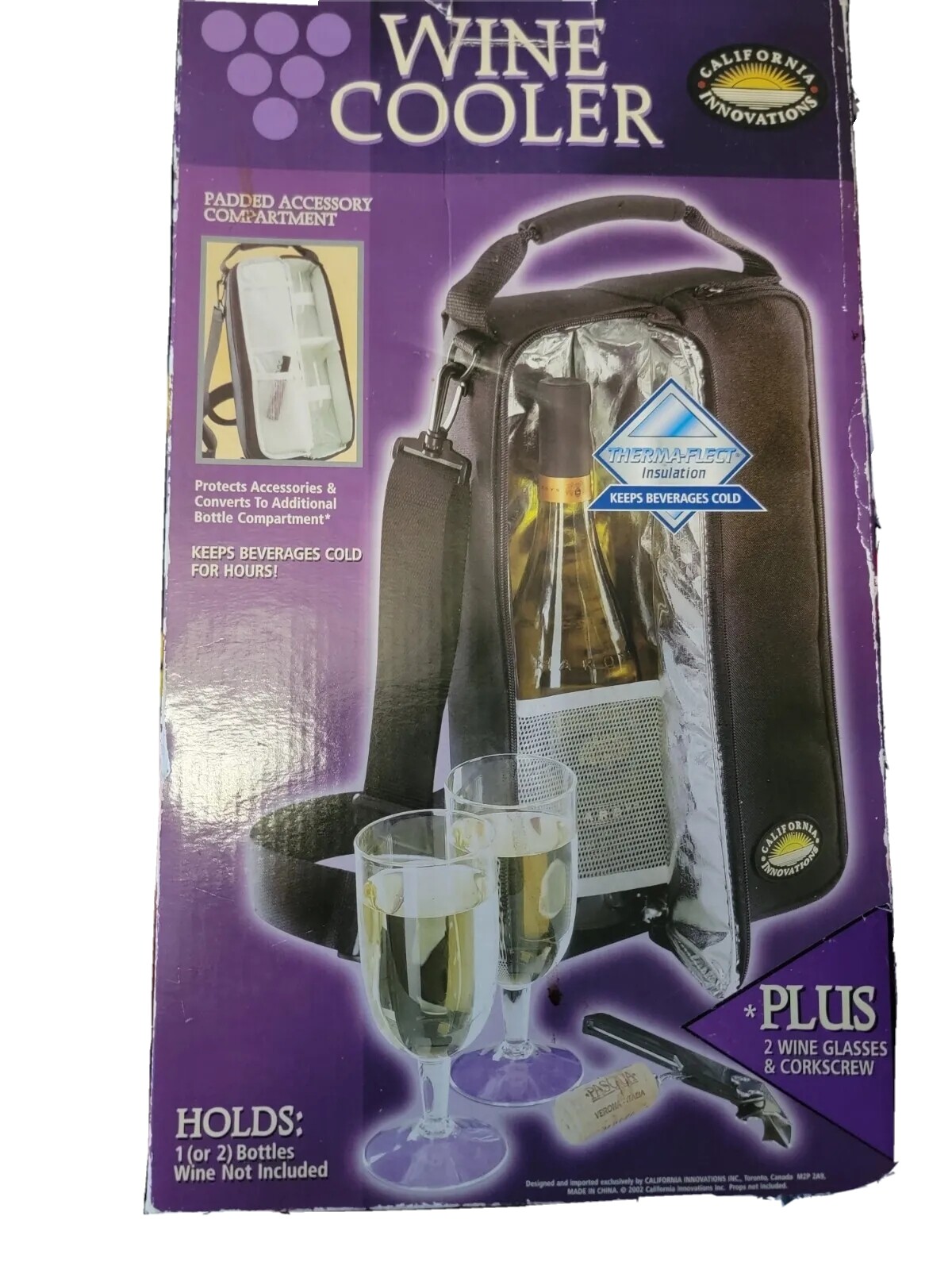 california innovations wine cooler bag