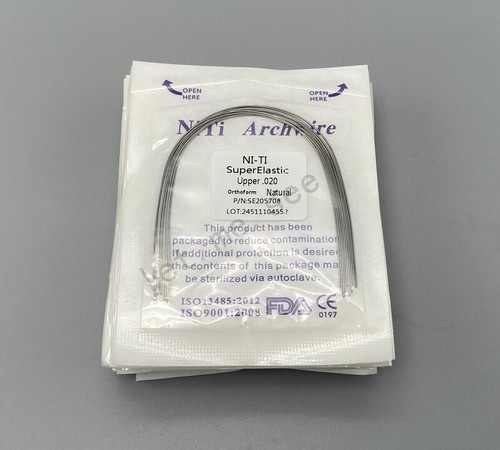 10x Dental Orthodontic Arch Wire Rectangular Natural Form 020 Super Elastic Niti - Picture 11 of 24