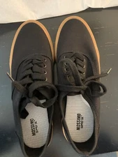 MOSSIMO Women's Dark.Gray Canvas Lace Up Casual Oxford Shoes~ SZ 6~N/without box