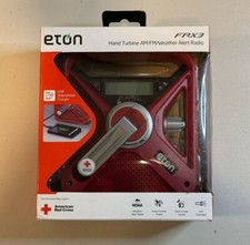 Eton FRX3 Hand Turbine AM/FM Weather Alert Radio Phone Charger Flashlight Hiking