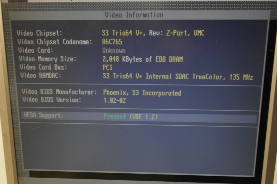 S3 Trio 64V+ 2 MB RAM 2048 kb 86C765 PCI Video VGA graphics Card - Image 2 of 4