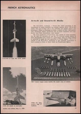 1959 MATRA French Photos Air & Ground To Air Rockets & Missiles Article Print Ad