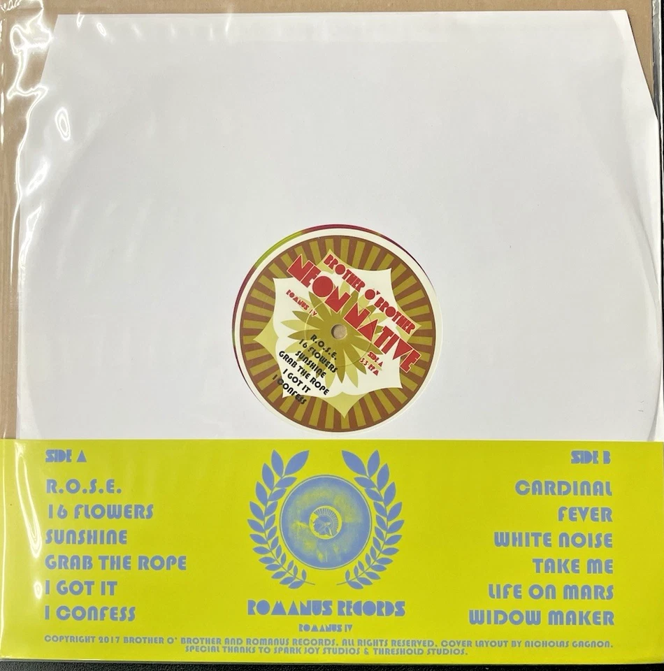 Brother O'Brother - Neon Native US Limited Edition , Pinwheel-Vinyl, RSD 2018 - Bild 2 von 4