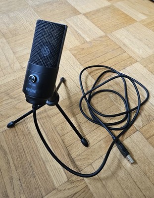 FIFINE USB Kondensator-Mikrofon | Plug & Play | Mit Ständer | PC / Mac / PS4