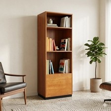 Libreria Vintage Zingg-Lamprecht Zurigo Impiallacciata Teak Design Anni 60
