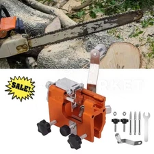 Chainsaw Chain Sharpening Jig Portable Hand Crank Sharpener Tool Set US STOCK