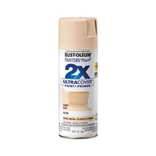 Rust-Oleum Painter's Touch 2X Cover Satin IVORY SILK Spray Paint 12oz