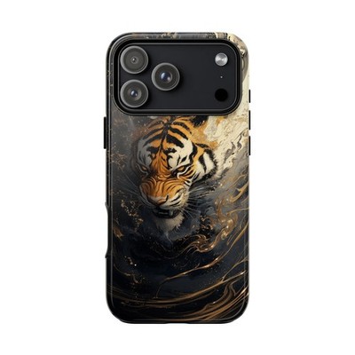 Phone Ink - iPhone | Galaxy | Pixel Case - Tiger Chinese Liquid Gold