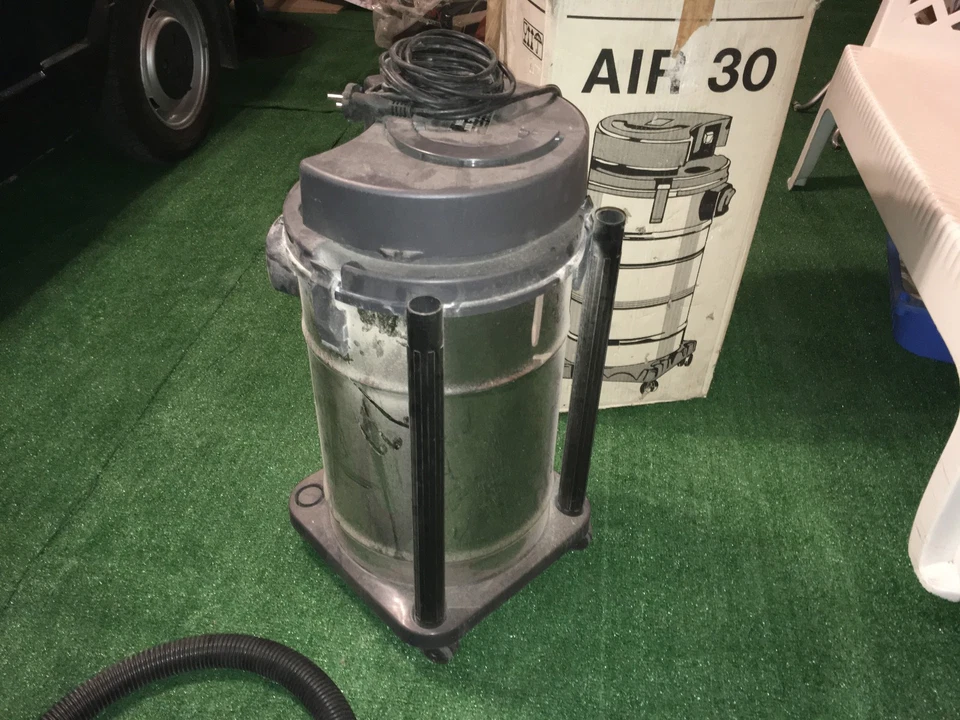 NECCHI AIR 30 BIDONE ASPIRATUTTO ASPIRAPOLVERE PROFESSIONALE USATA VINTAGE - Immagine 2 di 4