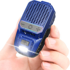 Wearable Bluetooth Speaker with Rgb/Flashlight Clip-On Speaker, Waterproof Showe