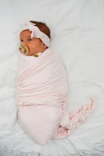Newborn Baby Bundle  Knotted Gown  Hat  Blanket  Perfect Shower Gift