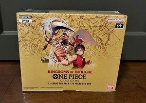 kingdoms of intrigue booster box english One Piece Card Game - OP-04 Upgrade cards for 2 decks coming out in August are also included as an incentive to the OPENING A ONE PIECE CARD