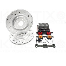 S6 S7 S8 BREMSSCHEIBE HINTEN 356x22mm Upgrade Kit für VW Golf R 2.0R MK7 GTi T-ROC R