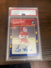 2016 Tyreek Hill Rookie Auto Blue 57/75 Psa 10 POP8