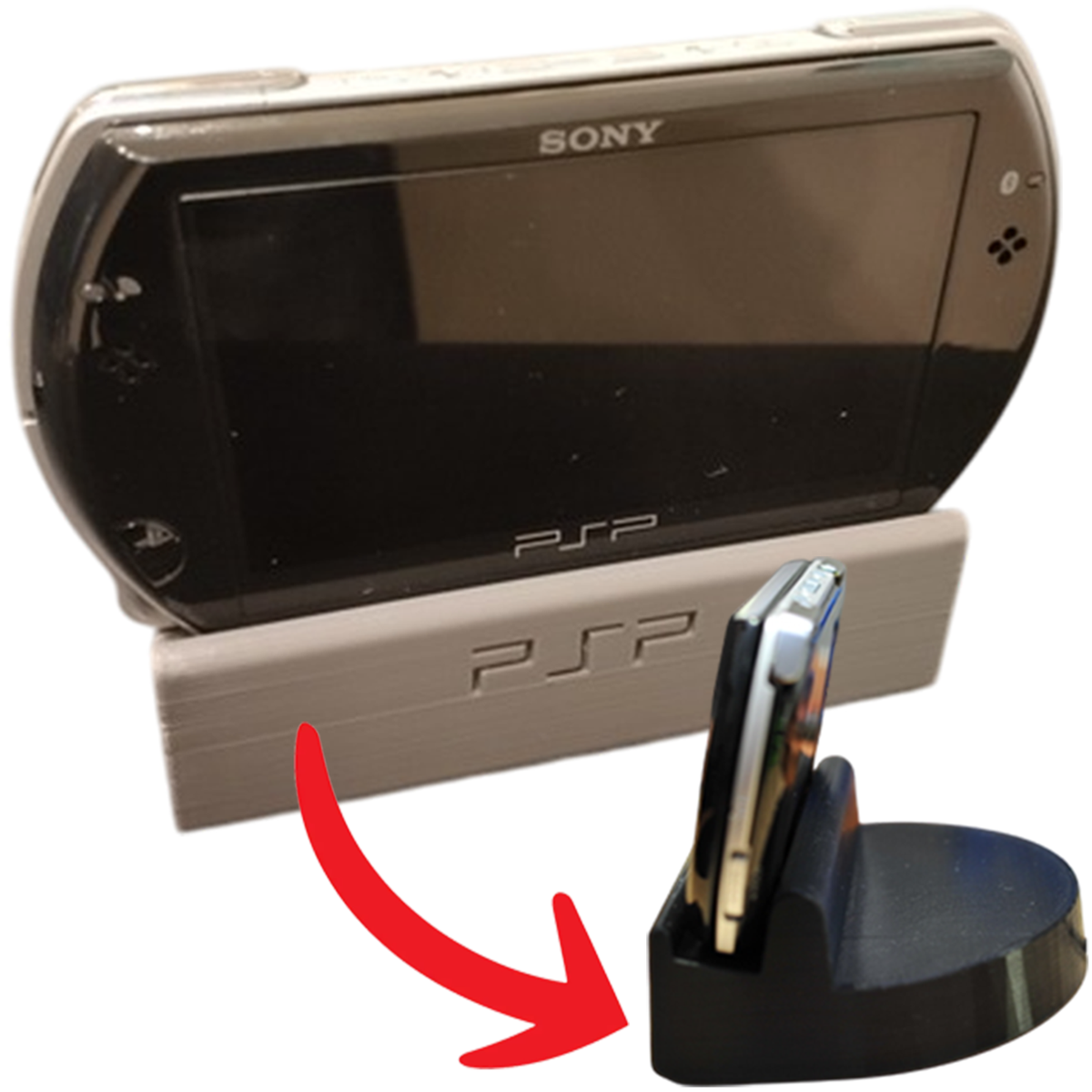 Sony PlayStation Portable PSP Go Console Stand Display Holder