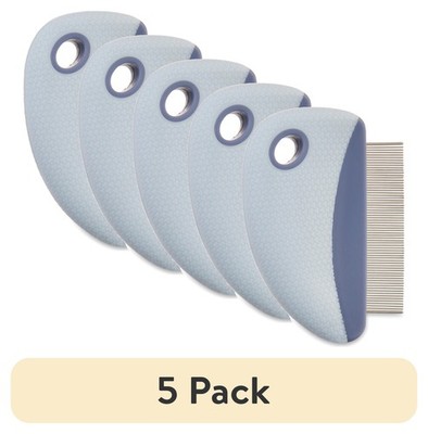 Premium Cat Flea Comb 5 Pack Stainless Steel Fine Teeth Grooming Tool 