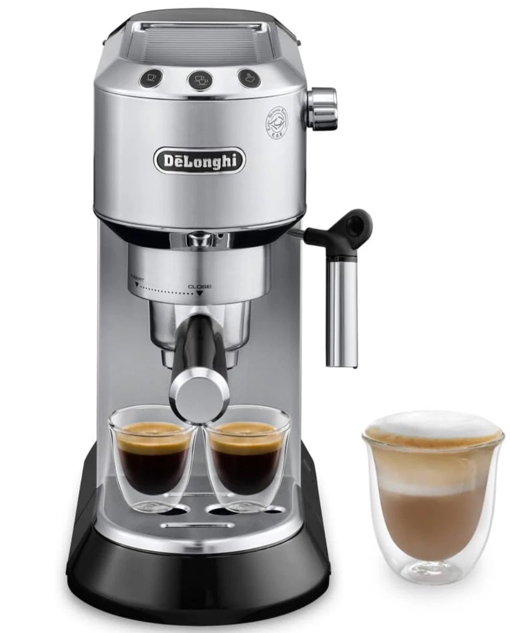 New Sealed in Box - DeLonghi 15 Bar Espresso Machine - Stainless Steel EC680M