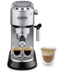 New Sealed in Box - DeLonghi 15 Bar Espresso Machine - Stainless Steel EC680M