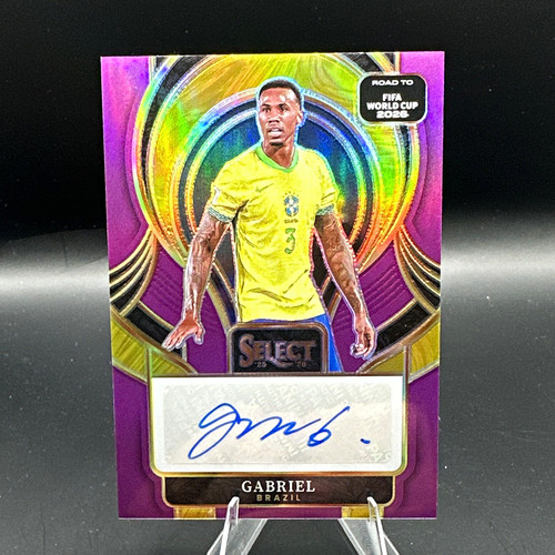 Panini Select 2025-26 Gabriel Brazil SE-G Purple Prizm Auto /49