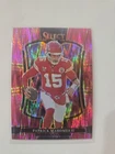 2025 Panini Select Premier Level Pink Shock Prizm #107 Patrick Mahomes II