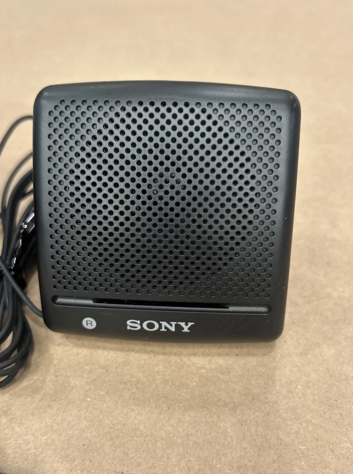 Mini sistema de altavoces Sony SRS-7 para reproductor de CD portátil radio walkman de colección Foto 3 de 4