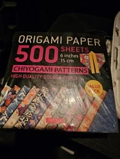 Origami Paper 100 Sheets Chiyogami 6 (15 Cm): High Quality Double-Sided