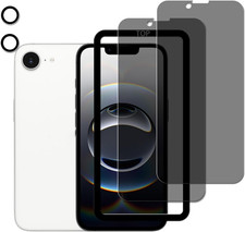 2-2 Pack Privacy Screen Protector Designed for Iphone 16E anti Spy Private Tempe