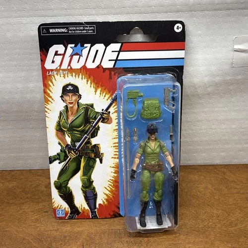 GI Joe Lady Jaye Retro Classified 6” Action Figure Walmart Exclusive Hasbro 2022
