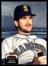 Edgar Martinez 1992 Stadium Club #267 Mariners MLB READ FREE SHIP AutographDen