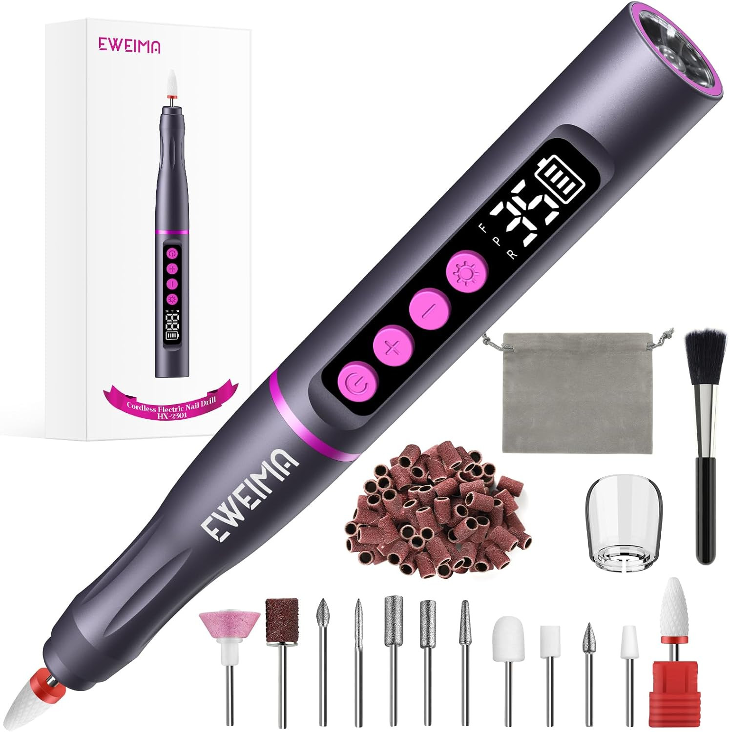 Lima Elettrica Unghie 35000 Giri | Fresa Professionale Gel e Acrilico