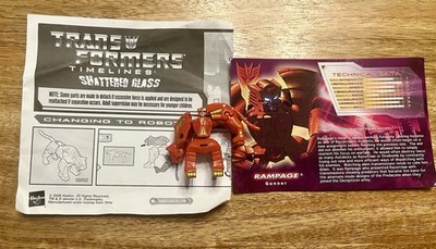 Collector Club Transformer Shattered Glass RAMPAGE Timeline TFSS Botcon 2008 TFC