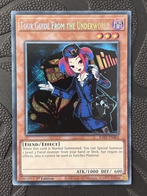 Tour Guide From the Underworld RA01-EN005 Secret Rare 1st Ed