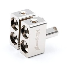 Dual 1/0 AWG to 1/0 Offset Amp Inputs 0 Gauge Pair Dual 1/0 to 1/0