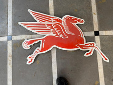 PORCELIAN PAGASUS ENAMEL SIGN SIZE 42X24 INCH...