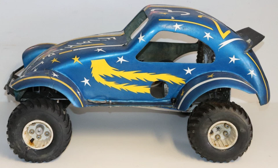 Vintage RC Modell VW Käfer Beetle Baja Bug 80 cm Buggy 1:5 GFK Metallchassis - Bild 4 von 4