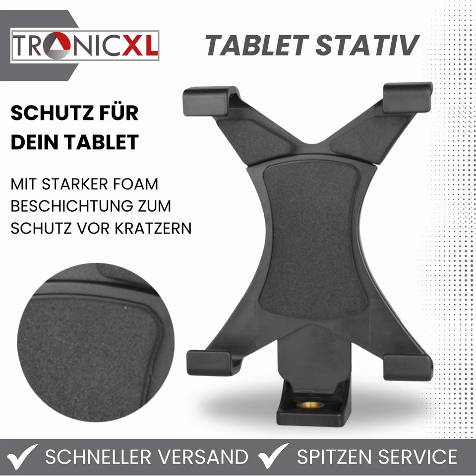 Klemmstativ Tisch Halterung für iPad mini Tablet 10 Zoll Notenständer Ständer - Bild 4 von 4