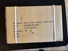 Image of 12 Inch 6mm Pile Roller Sleeves for Paint Rollers Easy to Install Pack Of 50