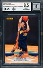 Stephen Curry Signed 2009-10 Panini RC #357 Warriors BGS 8.5 Sig 9 Card Beckett