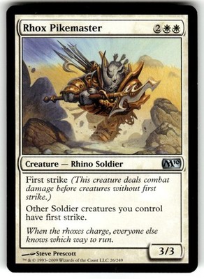 Rhox Pikemaster Core Set 2010 (M10) Regular MTG