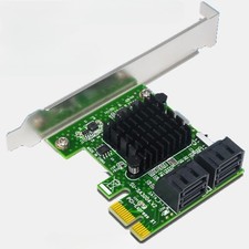 PCIE to 4-port SATA3.0 expansion SSD solid state drive ASM1064 master