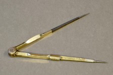 Fine Quality Antique Brass Steel Tipped Dividers