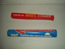VINTAGE WWF WRESTLING LJN LUCIOUS JOHNNY V POSTER WWE