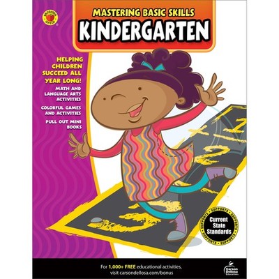 Carson Dellosa Mastering Basic Skills Kindergarten Workbook, Phonics, Sight Word