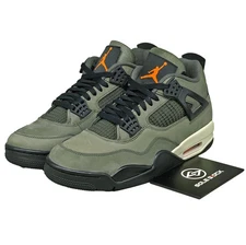 Nike UNDEFEATED x Jordan Air Jordan 4 Retro Nike Air LOGO Green/Black IB1519-200