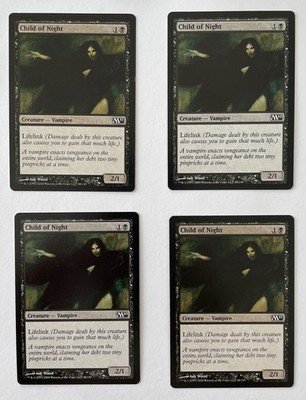 Magic the Gathering #88 Child of Night X4 M10 Magic 2010 MTG NM