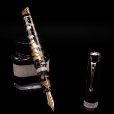 OMAS Paragon Fountain Pen - Black Lucen