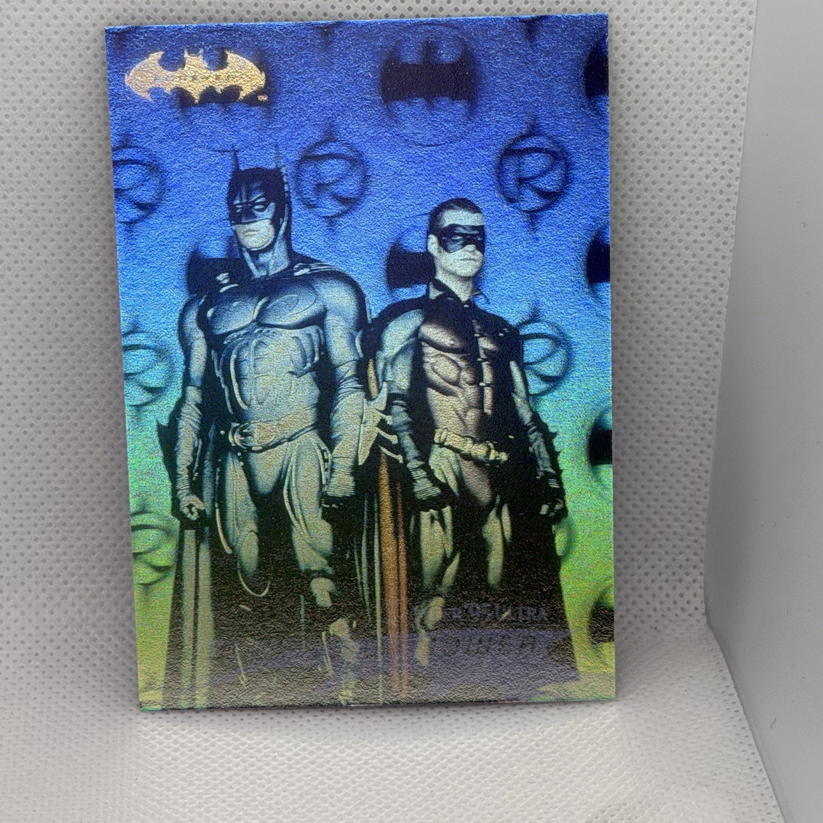 1995 Fleer Ultra Batman Forever Hologram Trading Card #9 of 36