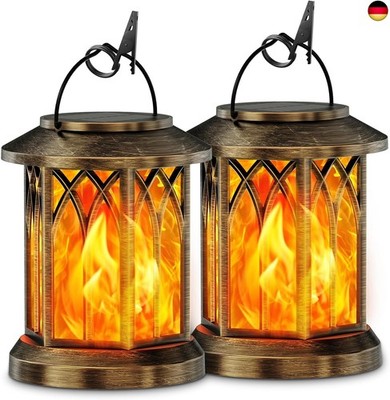 GEARLITE Solar Lights for Outdoor Garden Hanging, Solar Lanterns for Outdoor