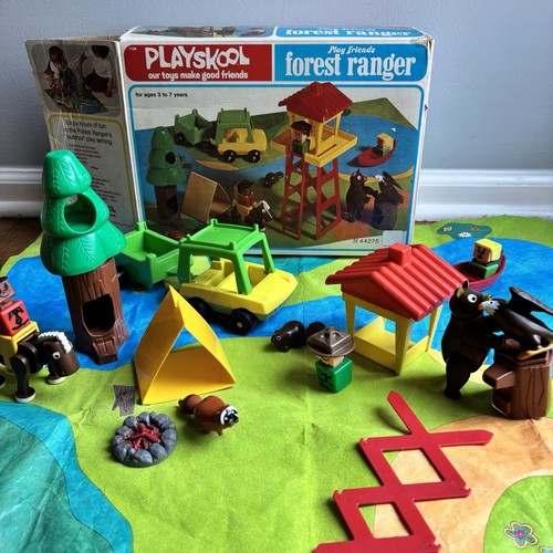 VTG Playskool Play Friends National Park Forest Ranger Playset 1975 See Details - Picture 14 of 15