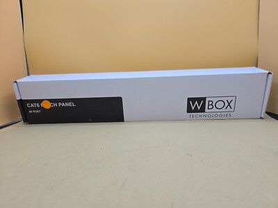 W BOX TECHNOLOGIES 0E-C6PP48 ADI PRO CAT6 48 PORT IDC TERMINAL BLOCK PATCH PANEL
